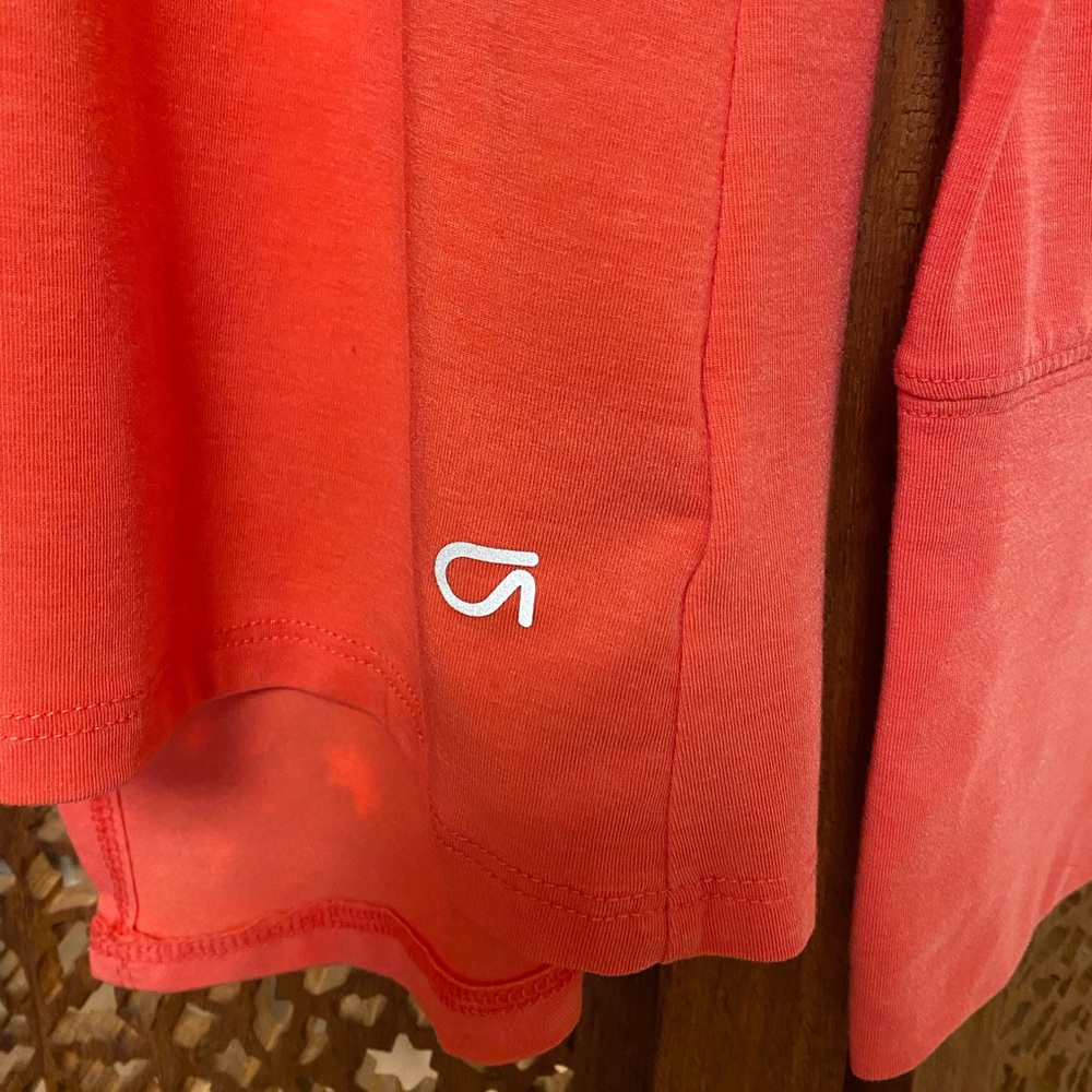 Gapfit Breathe Salmon Split Back Workout Top - image 3